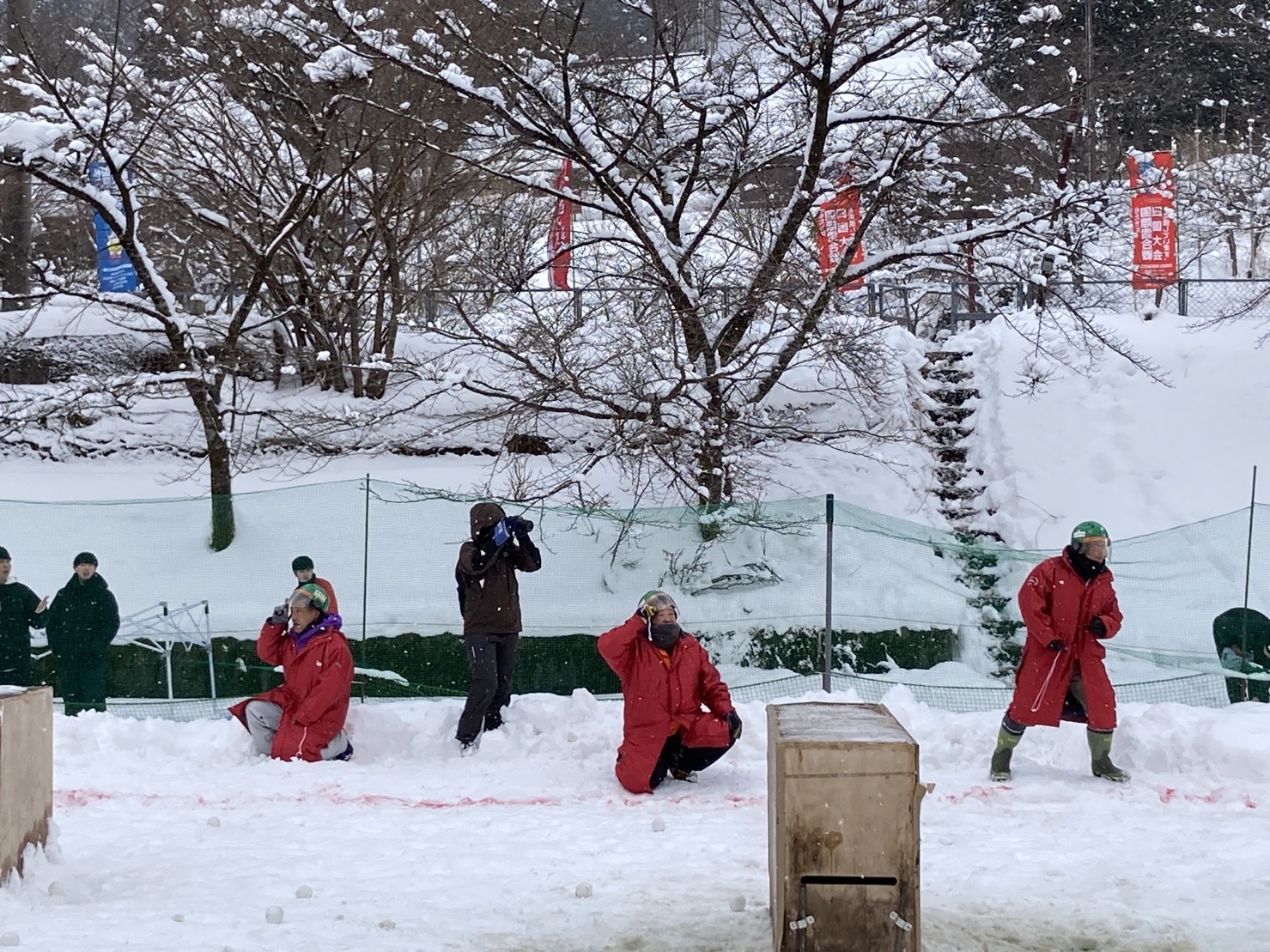 祖谷の恒例イベント/雪合戦