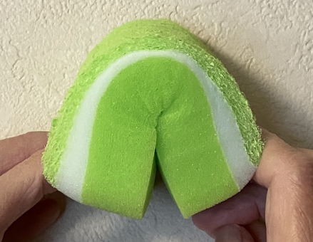 堆積物が隆起した際の模型